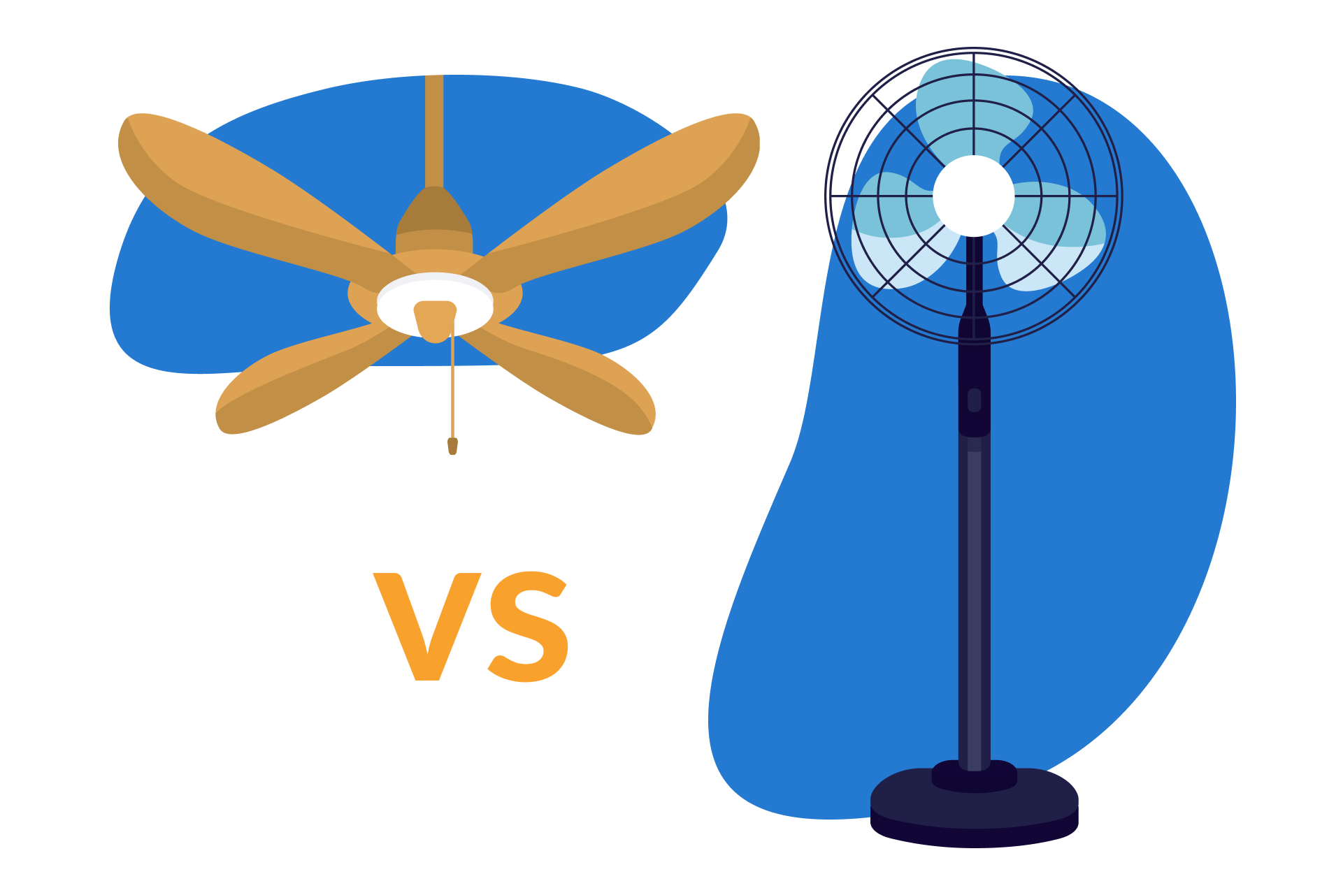 ventilador de techo o de pie